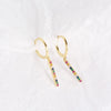 Wholesale S925 Sterling Silver Geometric Electroplated Earrings For Female