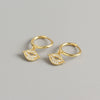 Wholesale S925 Sterling Silver Geometric Electroplated Lips Diamond Earrings For Women