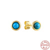 Wholesale S925 Sterling Silver Geometric Flower Moon Earrings With Electroplating For Women Simple And Fashionable