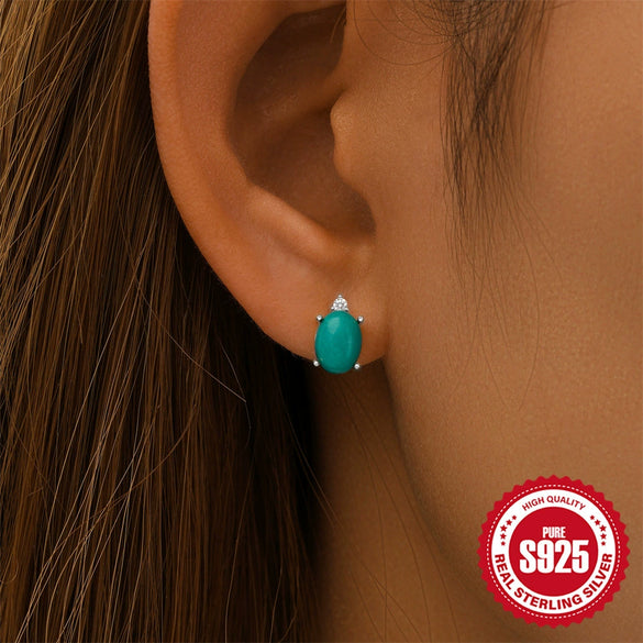 Wholesale S925 Sterling Silver Geometric Flower Moon Earrings With Electroplating For Women Simple And Fashionable