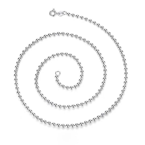 Wholesale S925 Sterling Silver Geometric Fourleaf Clover Pendant Necklace With Plain Chain For Women Electroplated