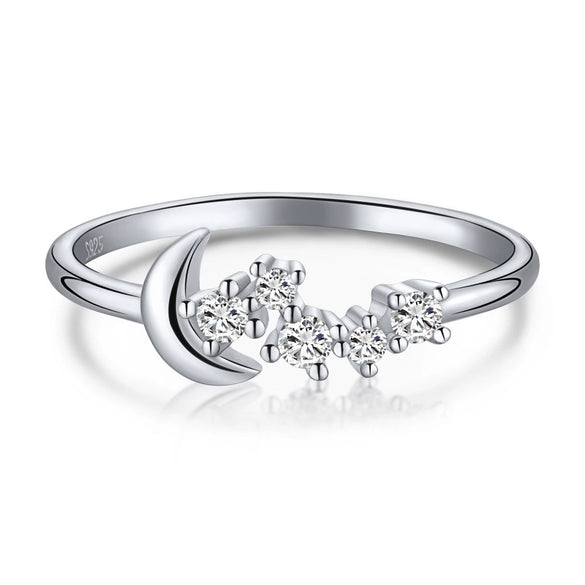 Wholesale S925 Sterling Silver Geometric Heart Ring Electroplated Simple Retro Design