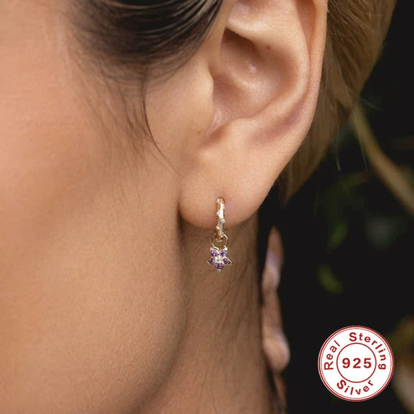 Wholesale S925 Sterling Silver Geometric Horse Eye Diamond Pearl Hanging Earrings With Electroplating