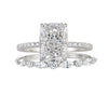 Wholesale S925 Sterling Silver Geometric Ice Flower Cut Zircon Set Ring For Women