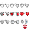 Wholesale S925 Sterling Silver Geometric Letter Stud Earrings For Women With Electroplating Retro Style
