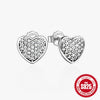 Wholesale S925 Sterling Silver Geometric Letter Stud Earrings For Women With Electroplating Retro Style