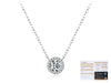Wholesale S925 Sterling Silver Geometric Light Luxury Exquisite Shining Women's Clavicle Chain Necklace With Mosan Diamond