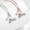 Wholesale S925 Sterling Silver Geometric Mermaid Tail Necklace For Women