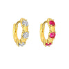 Wholesale S925 Sterling Silver Geometric Microinlaid Zircon Women's Earrings