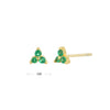 Wholesale S925 Sterling Silver Geometric Microinlay Stud Earrings For Women
