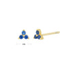 Wholesale S925 Sterling Silver Geometric Microinlay Stud Earrings For Women