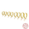 Wholesale S925 Sterling Silver Geometric Minimalist Earrings With Electroplating