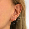 Wholesale S925 Sterling Silver Geometric Minimalist Earrings With Electroplating