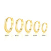 Wholesale S925 Sterling Silver Geometric Minimalist Earrings With Electroplating