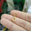 Wholesale S925 Sterling Silver Geometric Minimalist Earrings With Electroplating