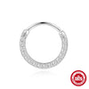 Wholesale S925 Sterling Silver Geometric Mosan Broken Diamond Puncture Earring With Environmentally Friendly Electroplating For Unisex