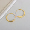 Wholesale S925 Sterling Silver Geometric Oshaped Women's Earrings