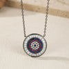 Wholesale S925 Sterling Silver Geometric Retro Luxury Electroplated Women's Clavicle Necklace
