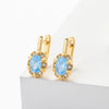 Wholesale S925 Sterling Silver Geometric Retro Style Electroplated Earrings For Women