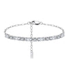 Wholesale S925 Sterling Silver Geometric Retro Sweet Romantic Women's Electroplated Zircon Bracelet