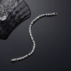 Wholesale S925 Sterling Silver Geometric Rhombus Rectangular Zircon Electroplated Women's Bracelet