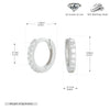 Wholesale S925 Sterling Silver Geometric Round Ear Buckle Set Electroplated Earrings For Women And Unisex