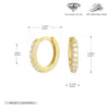 Wholesale S925 Sterling Silver Geometric Round Ear Buckle Set Electroplated Earrings For Women And Unisex