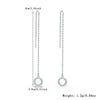 Wholesale S925 Sterling Silver Geometric Round Earrings For Women