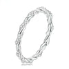 Wholesale S925 Sterling Silver Geometric Round Ring With Love Stars Design Retro Style Electroplated
