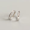 Wholesale S925 Sterling Silver Geometric Shape Earring With Ear Buckle Design And Electroplating