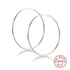 Wholesale S925 Sterling Silver Geometric Smooth Ladies Earrings