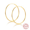 Wholesale S925 Sterling Silver Geometric Smooth Ladies Earrings