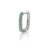 Wholesale S925 Sterling Silver Geometric Square Earring With Ear Buckle And Diamond Fashion Simple Advanced Design Sense For Women