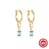 Wholesale S925 Sterling Silver Geometric Star Diamond Earrings For Women