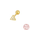 Wholesale S925 Sterling Silver Geometric Star Ear Nails For Women With Electroplating Ear Accessories