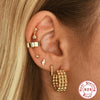 Wholesale S925 Sterling Silver Geometric Star Ear Nails For Women With Electroplating Ear Accessories