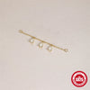 Wholesale S925 Sterling Silver Geometric Star Moon Tooth Water Drop Chain Accessories For Women With Geometric Pattern Earrings And Chain