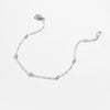 Wholesale S925 Sterling Silver Geometric Stitching Bracelet With Electroplating For Unisex