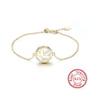 Wholesale S925 Sterling Silver Geometric Style Electroplated Women's Bracelet With Colorful Zircon