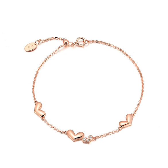 Wholesale S925 Sterling Silver Geometric Style Electroplated Women's Bracelet With Colorful Zircon