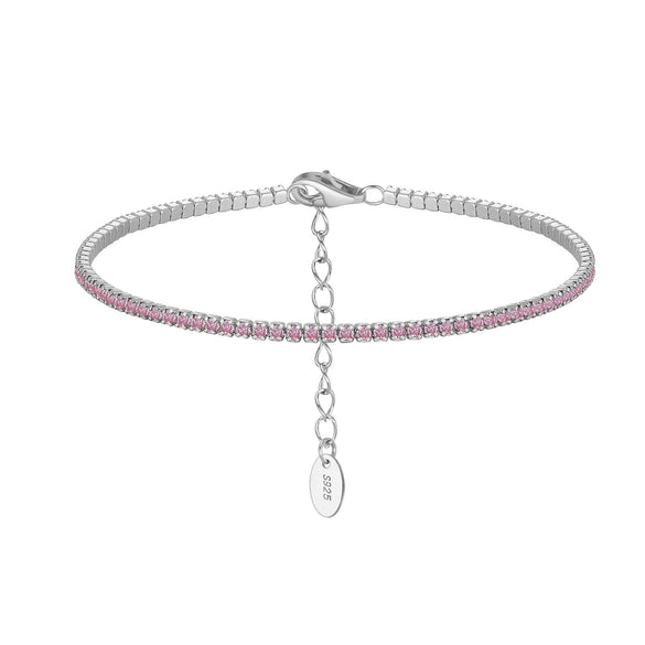 Wholesale S925 Sterling Silver Geometric Style Electroplated Women's Bracelet