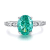 Wholesale S925 Sterling Silver Geometric Style Ring For Women Set With Diamonds