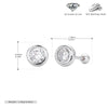 Wholesale S925 Sterling Silver Geometric Threaded Earrings Electroplated For Women