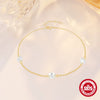 Wholesale S925 Sterling Silver Geometric Three Diamond Stacked Ladies' Personality Matching Bracelet