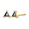 Wholesale S925 Sterling Silver Geometric Triangle Earrings With Diamond Design For Women