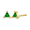 Wholesale S925 Sterling Silver Geometric Triangle Earrings With Diamond Design For Women