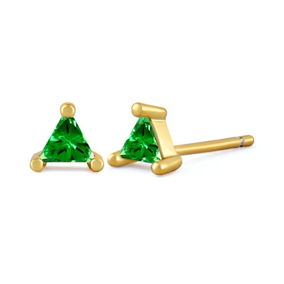 Wholesale S925 Sterling Silver Geometric Triangle Earrings With Diamond Design For Women