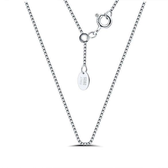 Wholesale S925 Sterling Silver Geometric Twist Chain Necklace