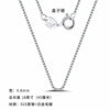 Wholesale S925 Sterling Silver Geometric Twist Chain Necklace