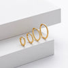 Wholesale S925 Sterling Silver Geometric Twist Circle Electroplated Women's Earrings